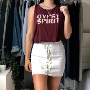 #Whiteskirt #Lacedskirt #Boho #Thrift.